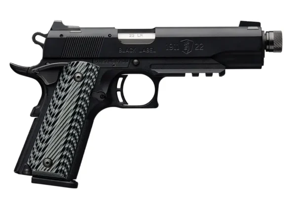 Buy 1911-22 Black Label Full Size Suppressor Ready with Rail